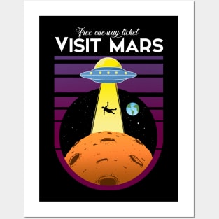 Visit Mars Posters and Art